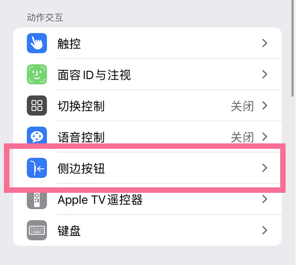 盐山苹果14维修店分享iPhone14 Plus侧键双击下载功能关闭方法 